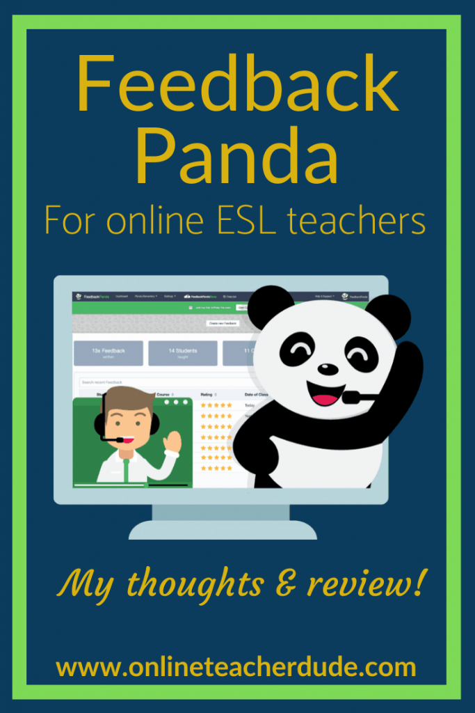 A Review of Feedback Panda Online Teacher Dude