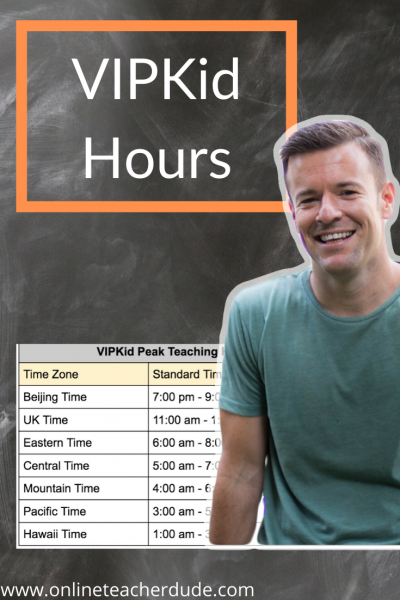 vipkid hours, vipkid time zones