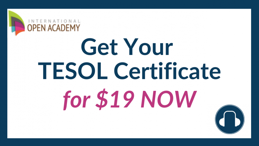 online TESOL certification, IOA