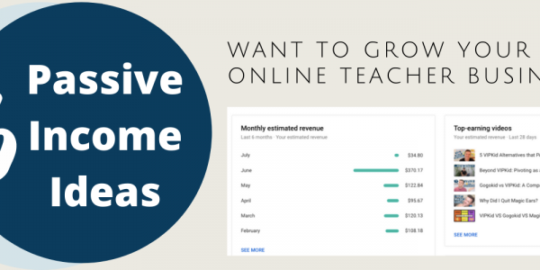 passive income ideas for online teachers