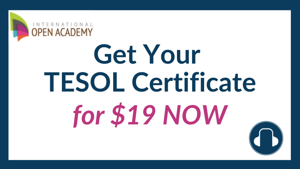 online TESOL certification