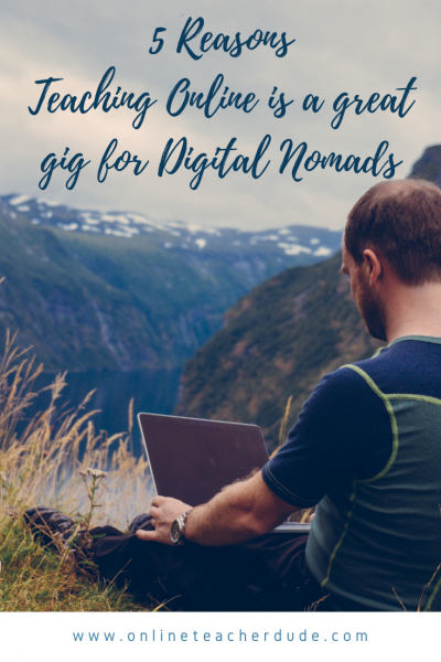Teach ESL online, digital nomads